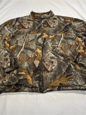 Remington Camo Fleece Zip Up Jacket